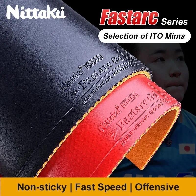 Original Nittaku Fastarc Table Tennis Rubber G1 C1 P1 S1 Non-sticky Ping Pong Coating Rubber Selecti