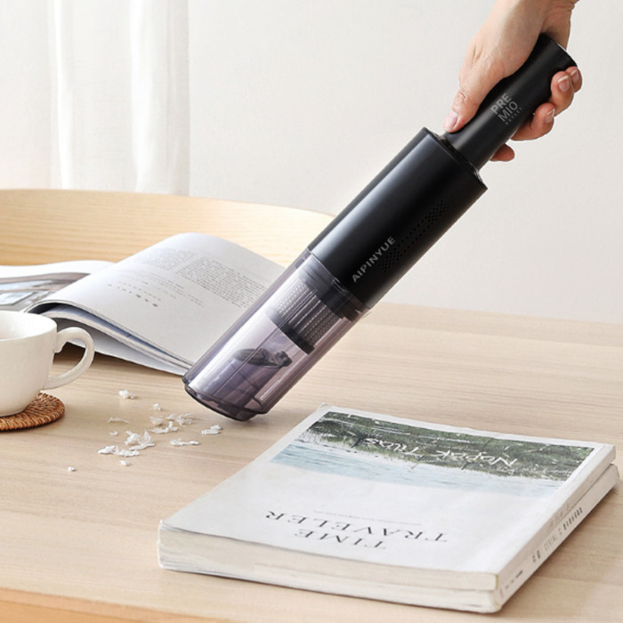 PREMIO Mini Vacuum Cleaner Penyedot Debu Mobil Rumah Portable Wireless - Putih