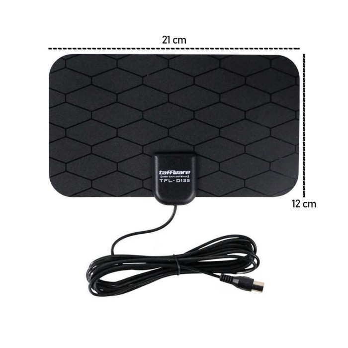 ANTENA TV DIGITAL SMART PORTABLE INDOOR DVB UHF VHF 4K HDTV FULL HD