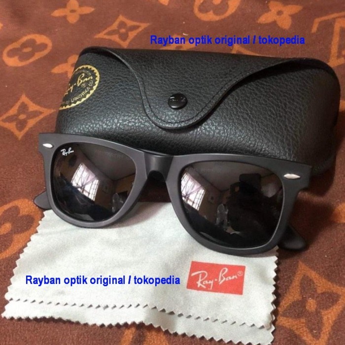 Original Rayban wayfarer rb2140 lensa kaca