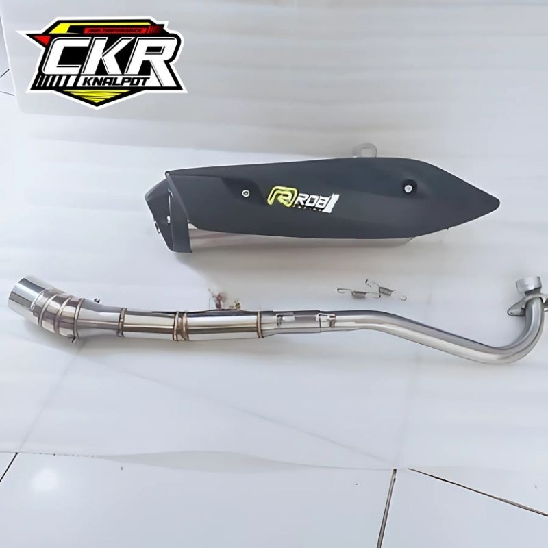 rob 1 bebek Knalpot ROB1 Supra Grand Jupiter Vega Revo Karisma Blade Shogun Smash MX 135 Dll