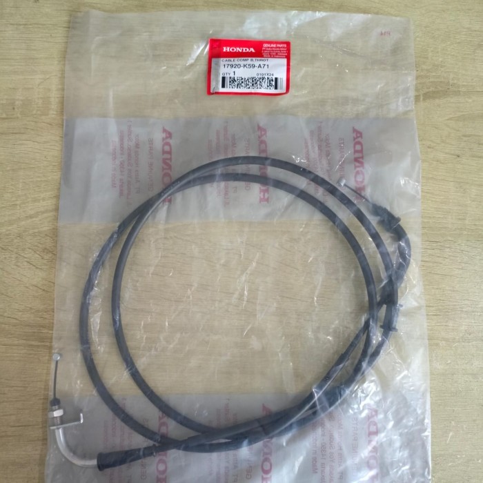Kabel Gas B Vario 125 eSP K60R K2V ORI AHM 17920K59A71 berkualitas