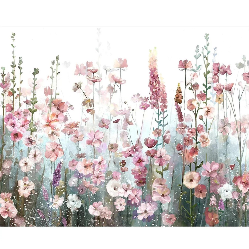 

DIY Paint By Numbers Kit for Adults - Flower, Acrylic Digital Oil Painting Art on Canvas Wall Decor Gift No Frame