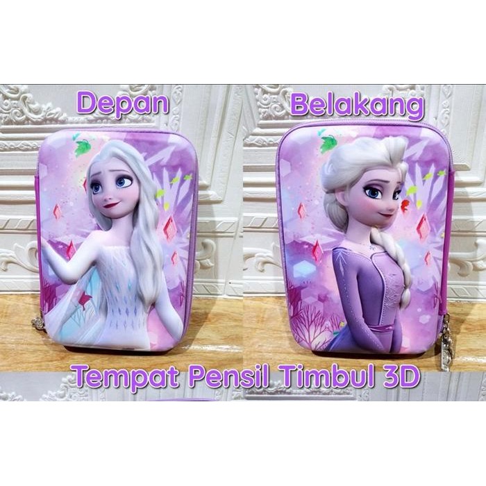 

New Arrival[PROMO] KOTAK PENSIL KARAKTER ANAK2 TIMBUL 3D IMPORT - Frozen
