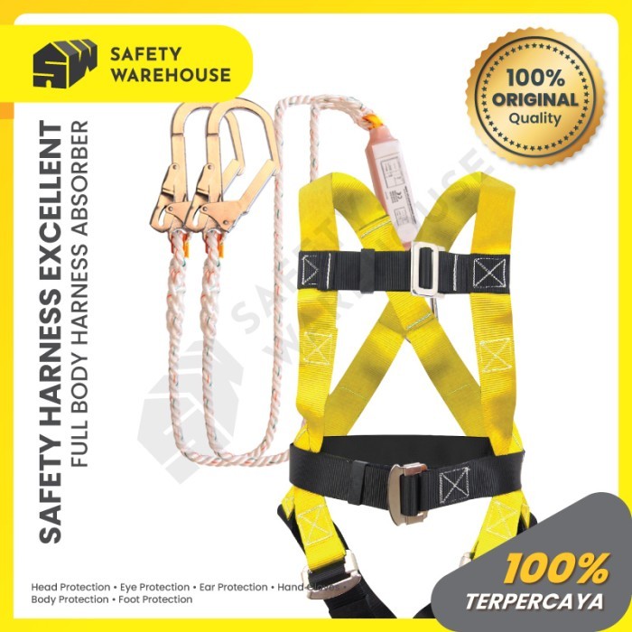 Safety Harness / Full Body Harness Absorber Double Big Hook Excellent