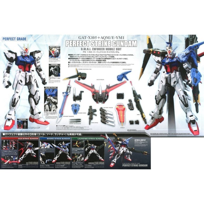 PG 1/60 PERFECT STRIKE GUNDAM ORIGINAL