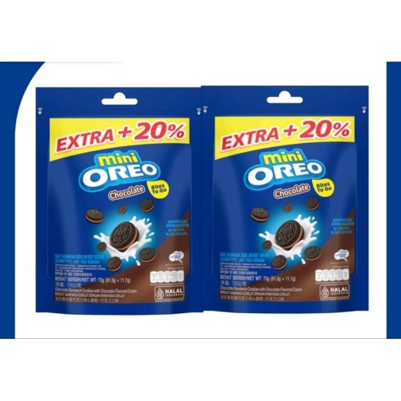 

Oreo mini CUP strawberry / coklat cream 63 gram - ABO