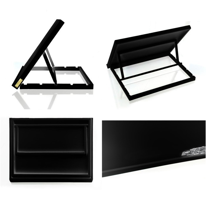 

promo -Meja Gambar Lipat A2 Ergonomic Adjustable Hitam - Kayu