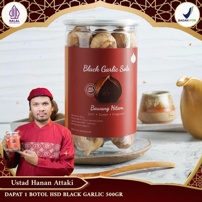 

Ready Black Garlic HSD 500 Gr / Bottle, Bawang Hitam Toples Spice V2