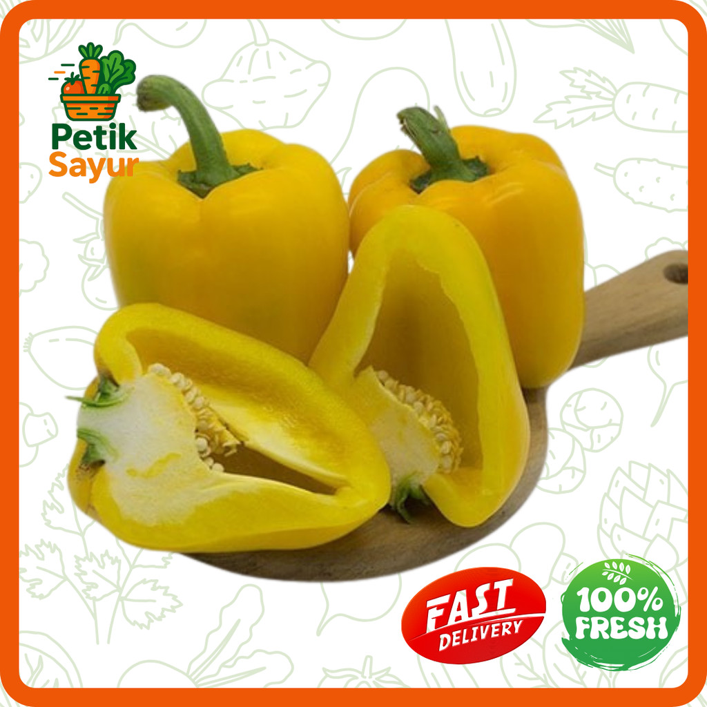 

Paprika Kuning Konvensional 1 pcs PetikSayur
