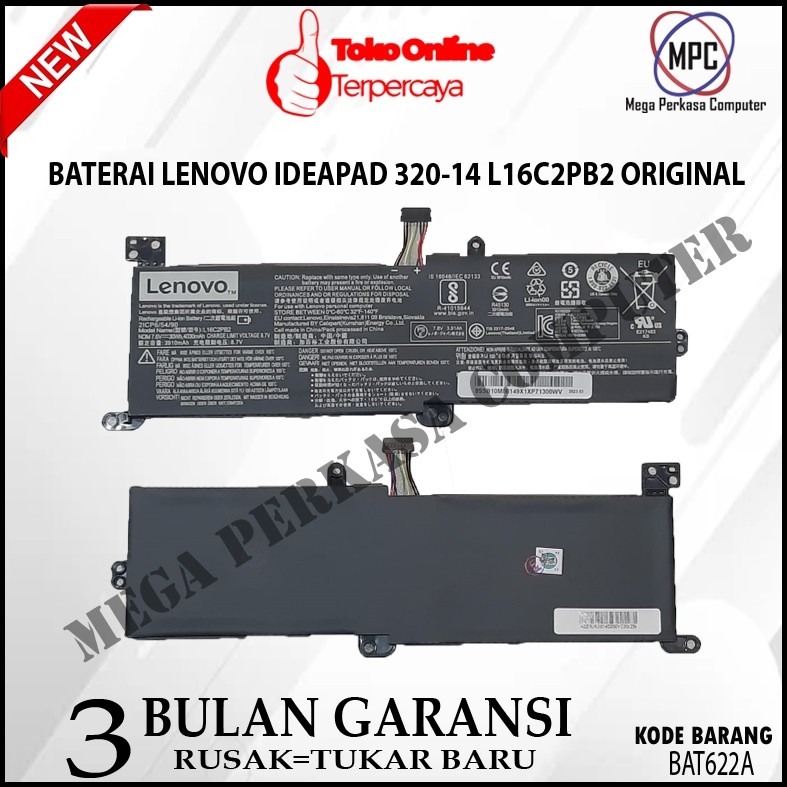 BATERAI BATERE LAPTOP LENOVO IDEAPAD 320-14iSK ORIGINAL