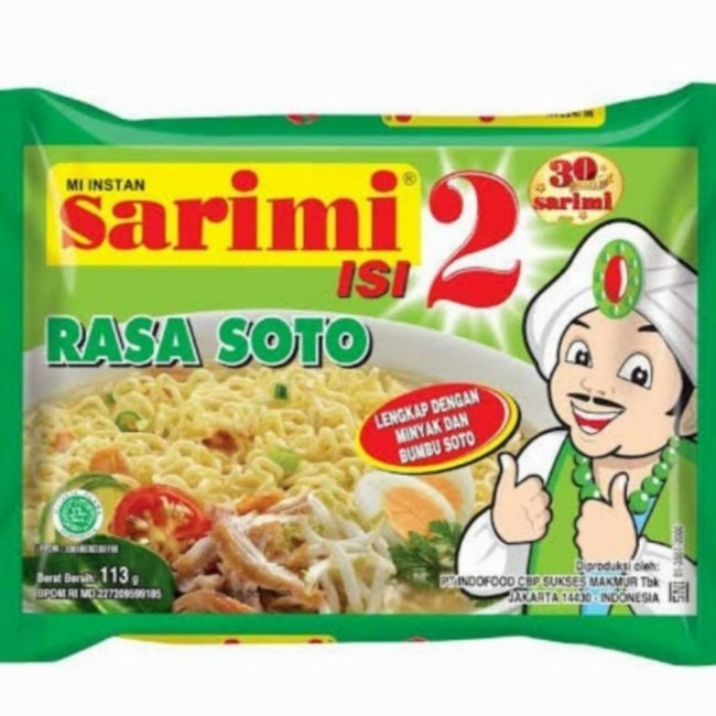 

Sarimi Isi 2 Mie Instan Mi Rasa Soto