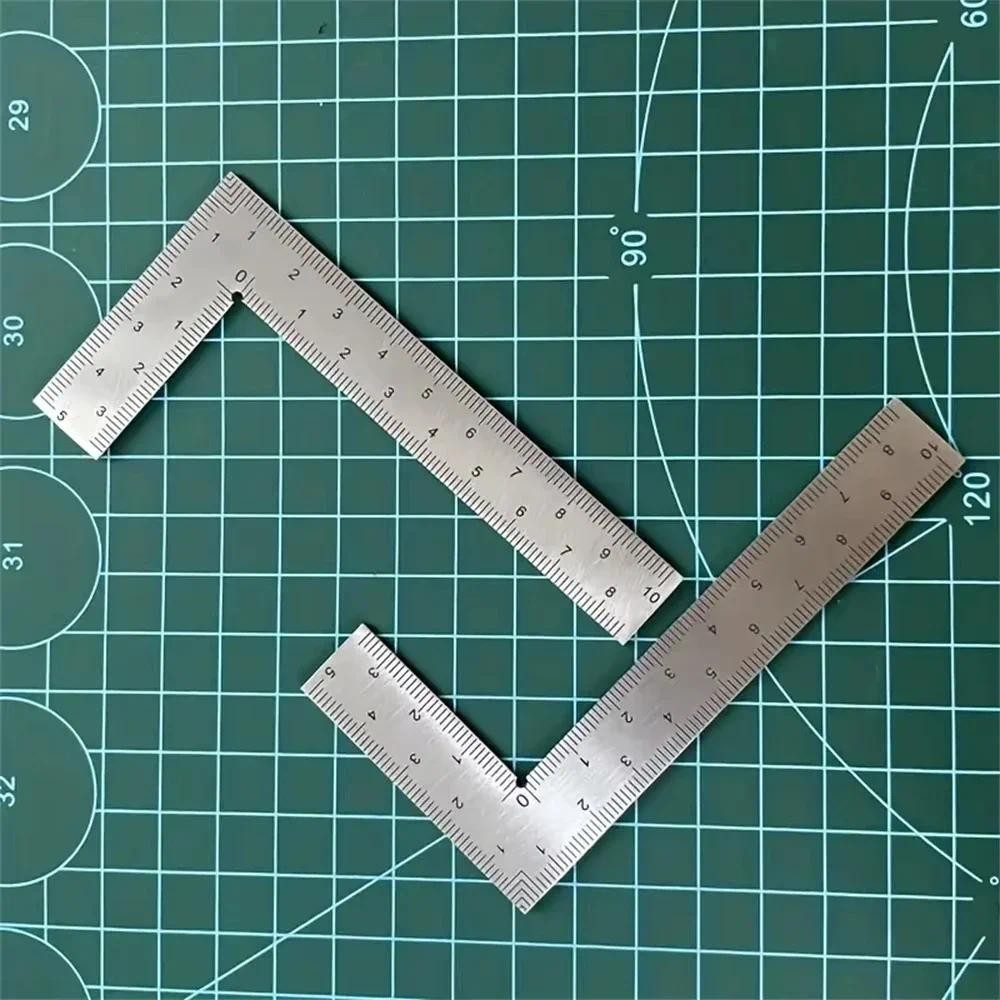 

Ruler 90° Thickened Stainless Steel Angle Woodworking High-precision Multifunctional Ruler Right Angle Triangle Aluminum Alloy