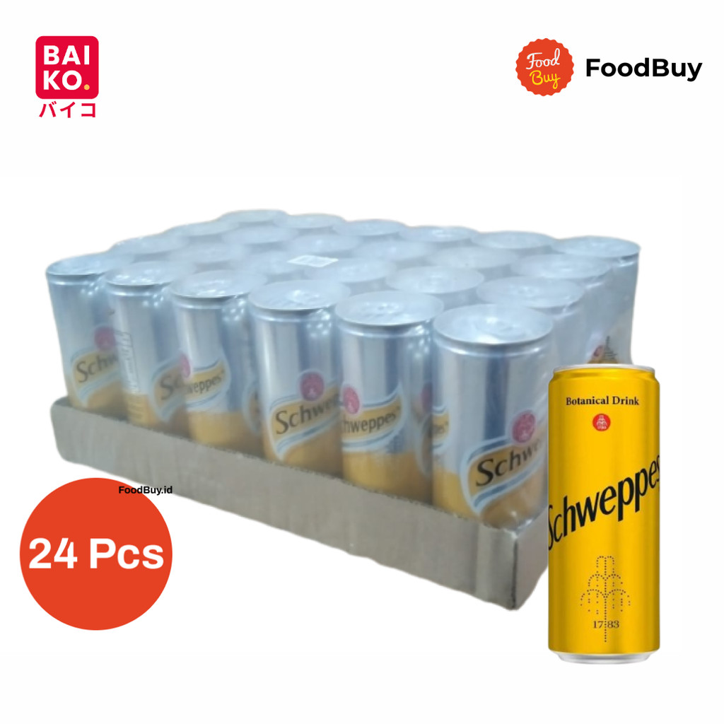 

Schweppes Tonic Water Botanical Can 250 ml 1 Dus (24 pcs)