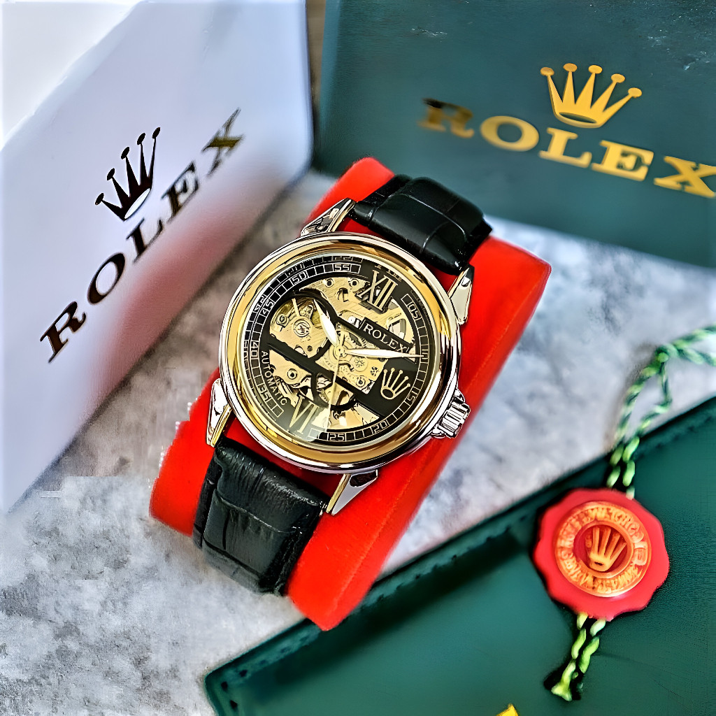 TERBARU JAM OTOMATIS  Jam Tangan Pria ROLEX ROMAWI HC-2360 + Box Ekslusive ||JAM TANGAN AUTOMATIC