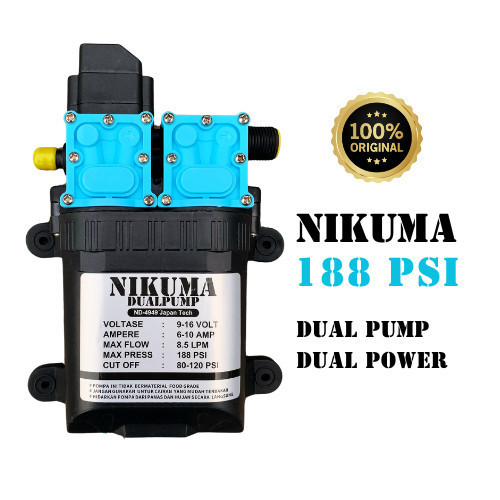 DINAMO POMPA DC DUALPUMP - NIKUMA 180 PSI ORIGINAL