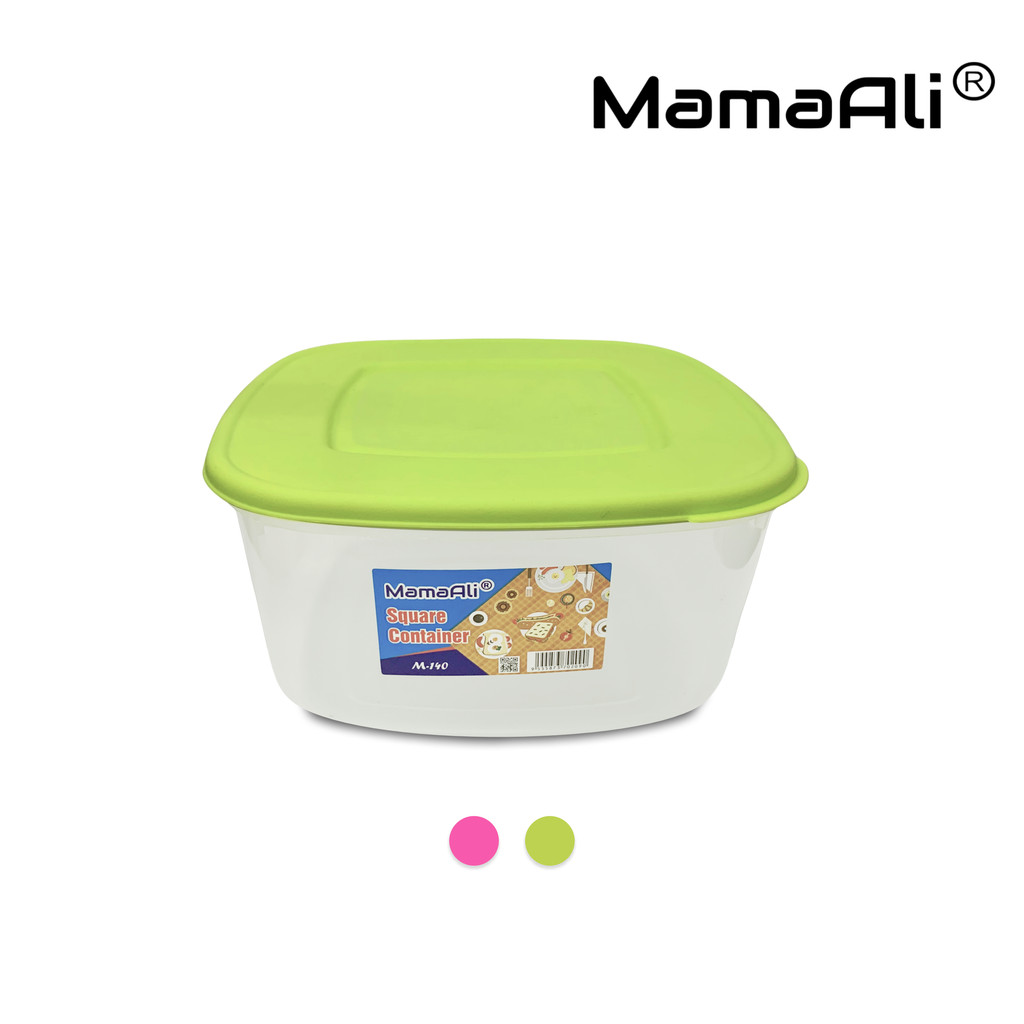 MamaAli Food Keeper Tempat Penyimpanan Makanan Serbaguna, Square Container, M-140