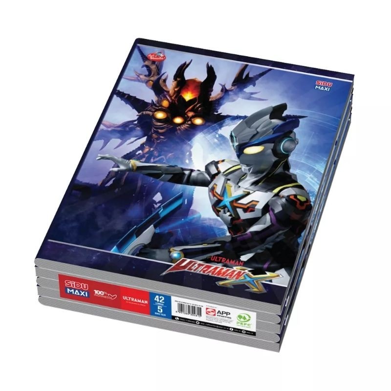 

(PERPAK) Buku Tulis SIDU 42 Lembar Maxi B5 Boxy- 1 Pak / 5 Buku RB9