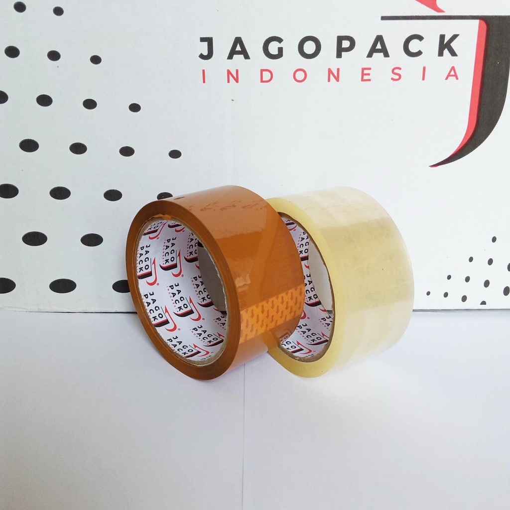 

Lakban Coklat - Bening Ekonomis 45 x 90 yard - Lakban Packing - Jago Pack Indonesia