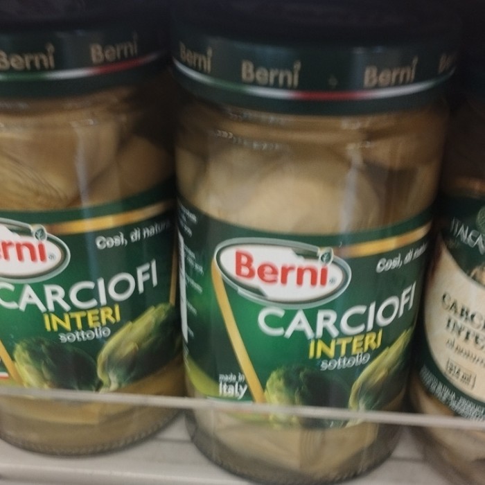 

berni carciofi interi artichoke in oil 285gr