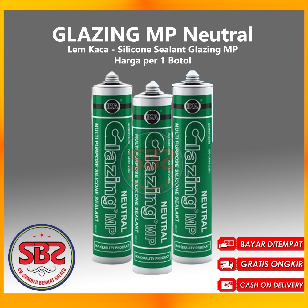 GLAZING MP NEUTRAL - Silicone Sealant GLAZING MP Netral/Lem Kaca Glazing MP
