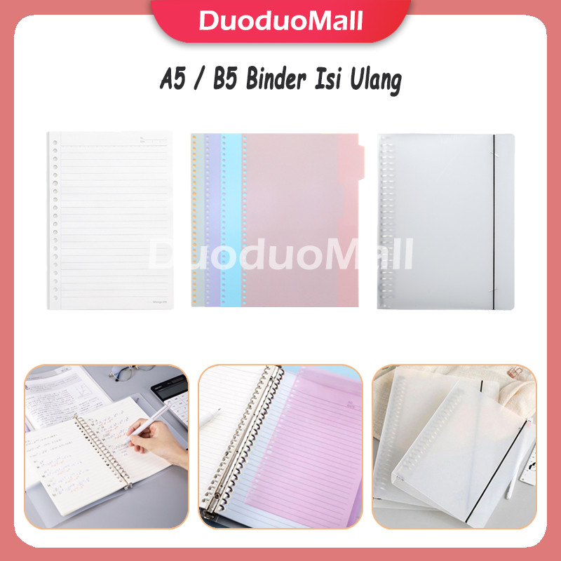 

A5/B5 Binder Isi Ulang/Notebook Refill/Kertas Isi Ulang Binder