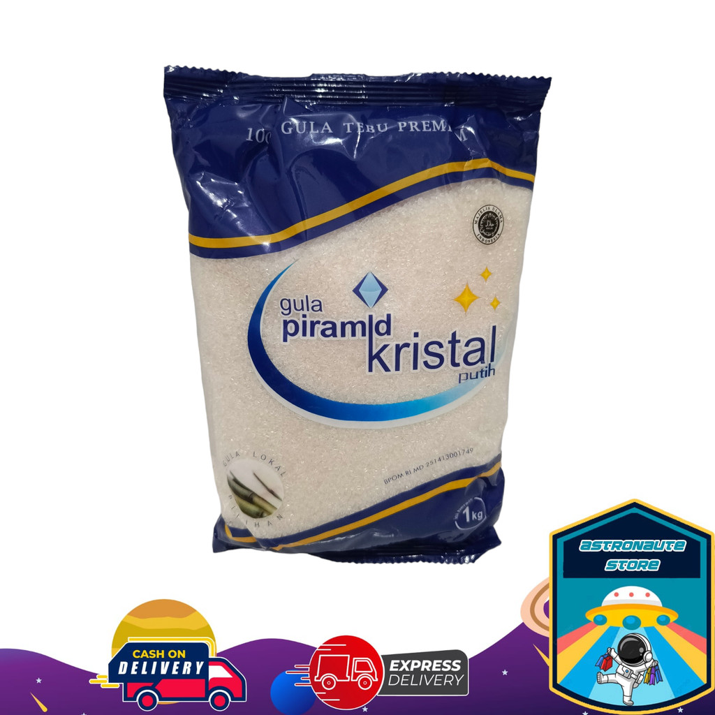 

Gula PIRAMID Gula Kristal Putih Manis Kemasan 1Kg Premium