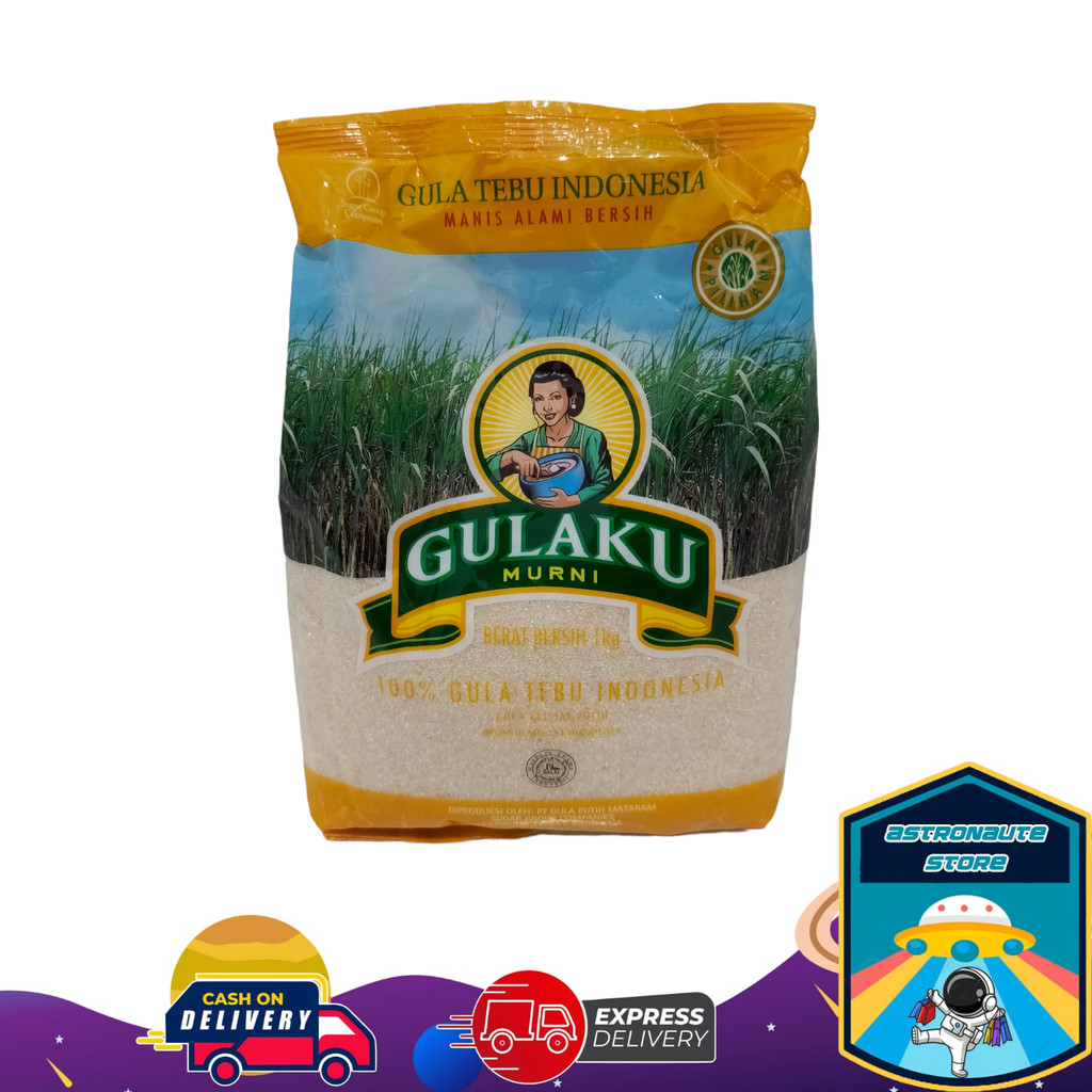 

Gula Pasir Putih GULAKU Kuning Premium 100% Gula TEBU Pilihan