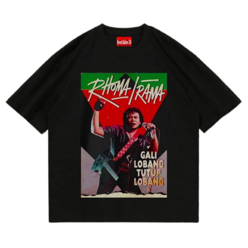 KAOS RHOMA IRAMA TSHIRT MUSIK RAJA DANGDUT FORSA 01 | kaos RHOMA IRAMA raja dangdut rap tee / baju R