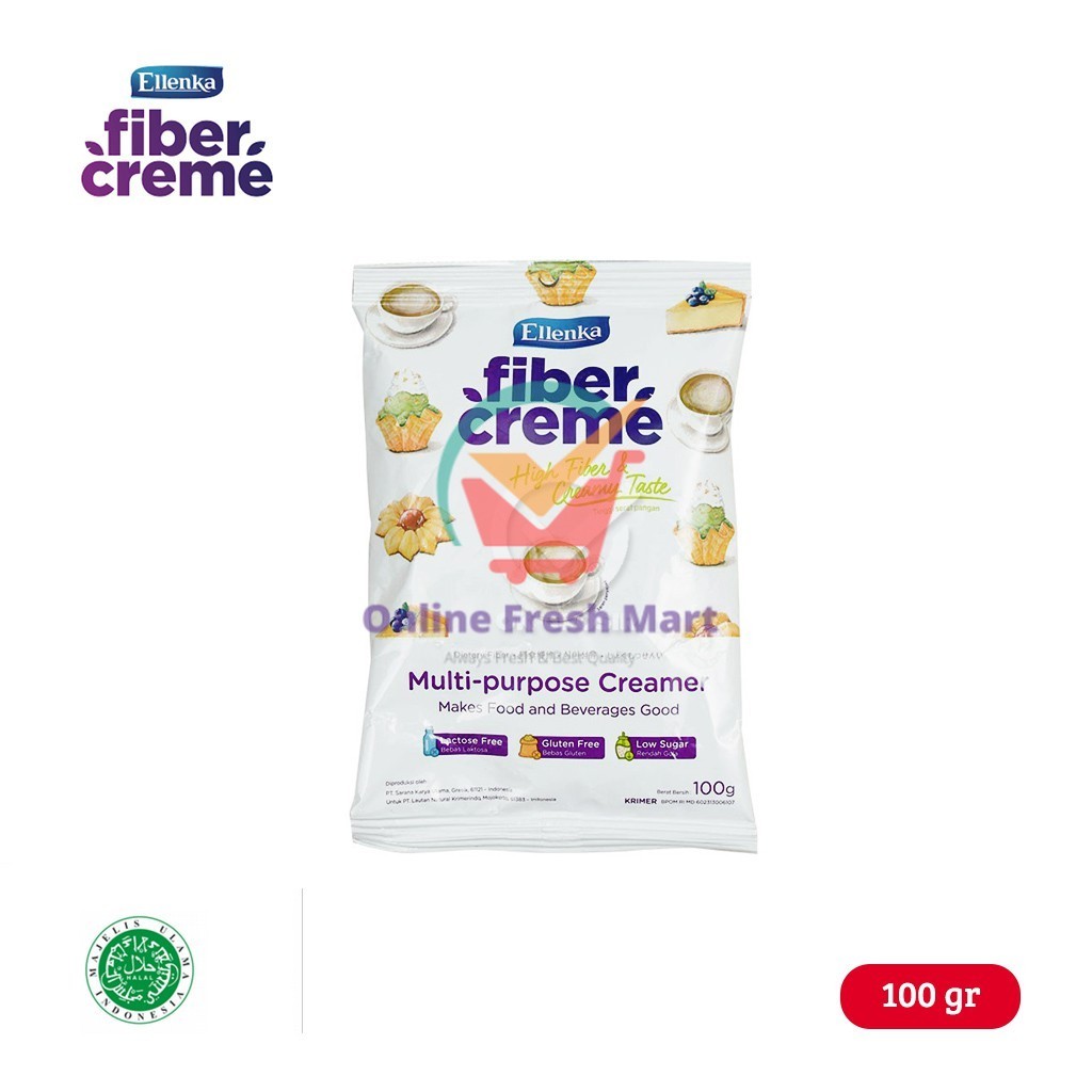 

Ellenka Fiber Creme Original Krim Bubuk (100 g) KEMASAN ASLI - Online Fresh Mart Denpasar