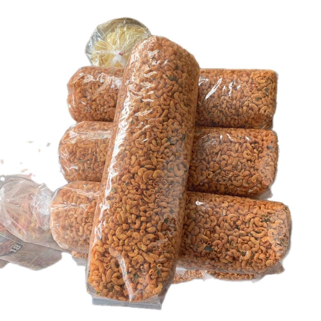 

MAKARONI 1 kg PEDAS DAUN JERUK RENYAH Snacks makaroni Camilan Cemilan citapen er