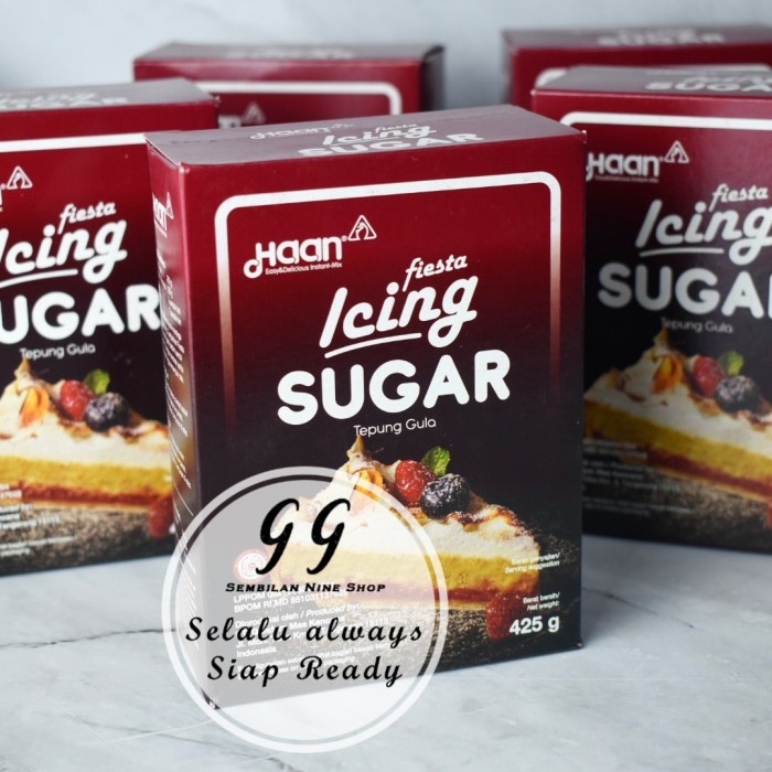 

✨TERLARIS -ICING SUGAR FIESTA 425 Gram HAAN Bubuk Gula Halus Powdered Sugar