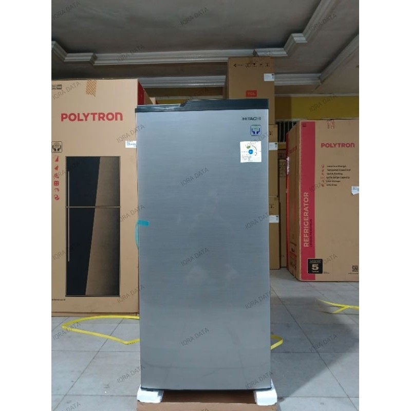 Hitachi Kulkas 1 Pintu 164 Liter | 64 Watt | HR1S5164MPGID | Garansi 10 Tahun