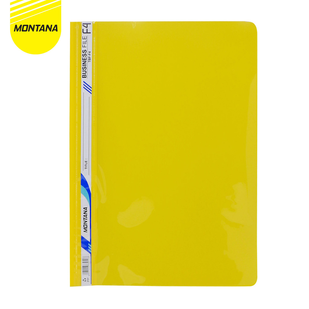 

MONTANA Folder Plastik / Business File F4 (Isi 2 pcs) Yellow