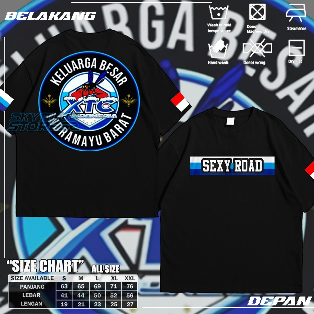 Terbaru Kaos XTC INDONESIA - Baju XTC Sexy road - kaos Distro - Kaos Cowok Cewek - kaos Organisasi -