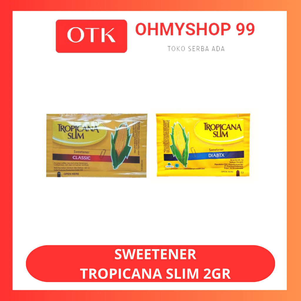 

Tropicana Slim Sweetener pengganti Gula Pasir 1 Sachet 2