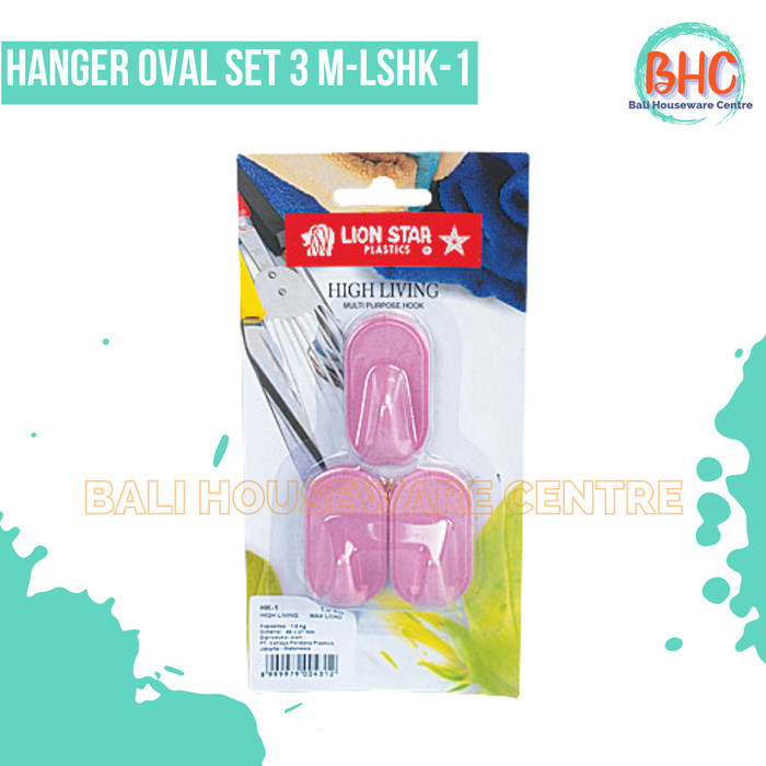 HANGER HOOK OVAL VER SET OF 3 M | GANTUNGAN