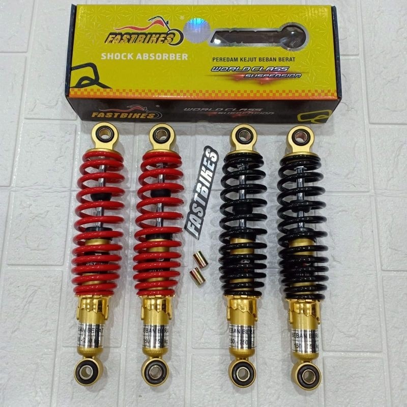 Shock Shockbreaker Motor Bebek Beban Berat 150kg-250kg Fast Bikes Ukuran 280 340 360