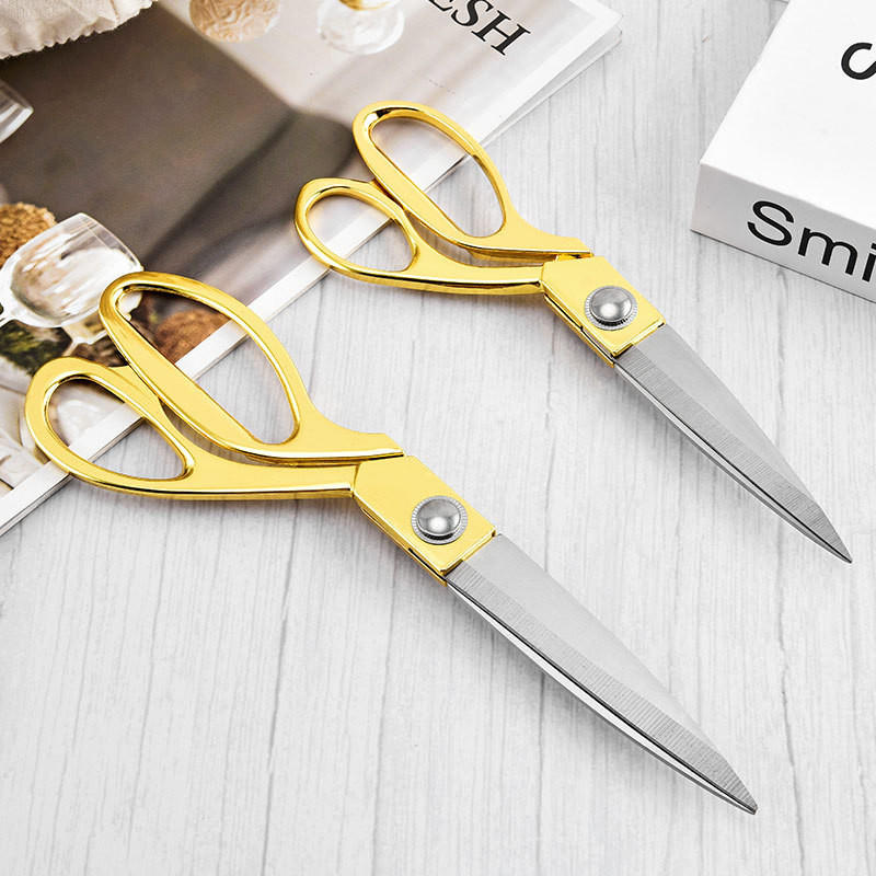 

YUH AQINGGunting Potong Bahan Kain Tailor Scissors Textile Emas 8.5-9.5-10.5 Inch/Gunting Bahan