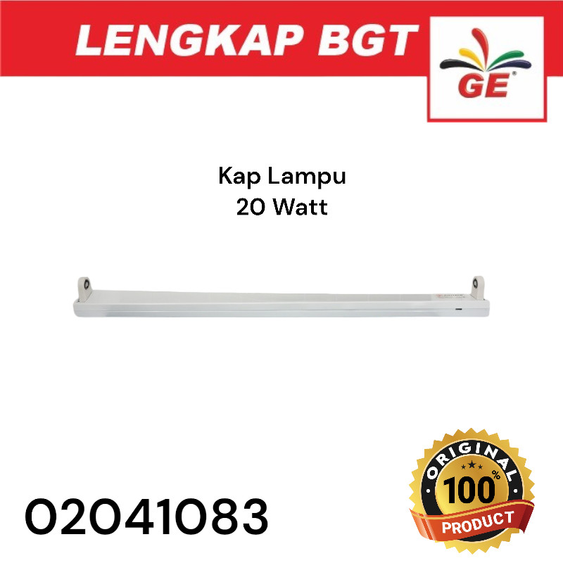 KAP/RUMAH LAMPU TL T8 20W SIMBAT BALAS ELEKTRONIK "SIVITECH" - 02041083
