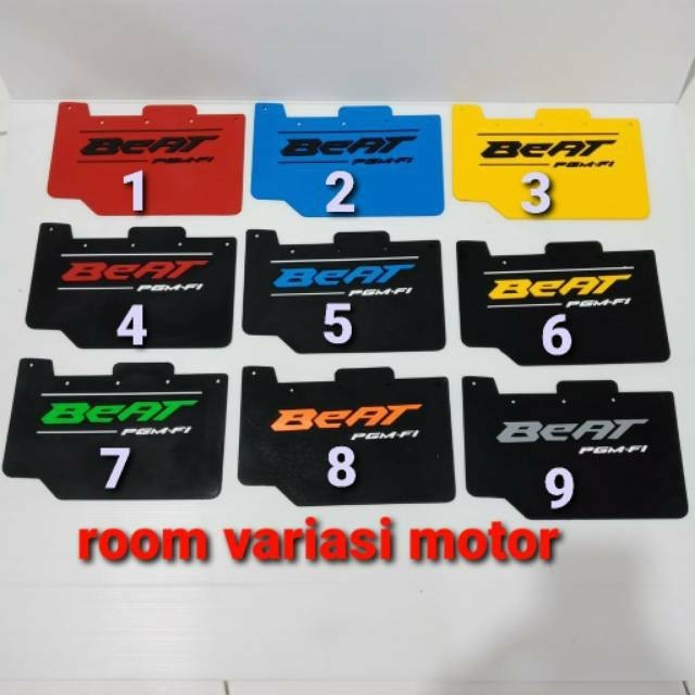 COD TERMURAH MUD FLAP BEAT FI PENAHAN LUMPUR/PELINDUNG INJEKTOR BEAT FI AKSESORIS HONDA BEAT (GRATIS