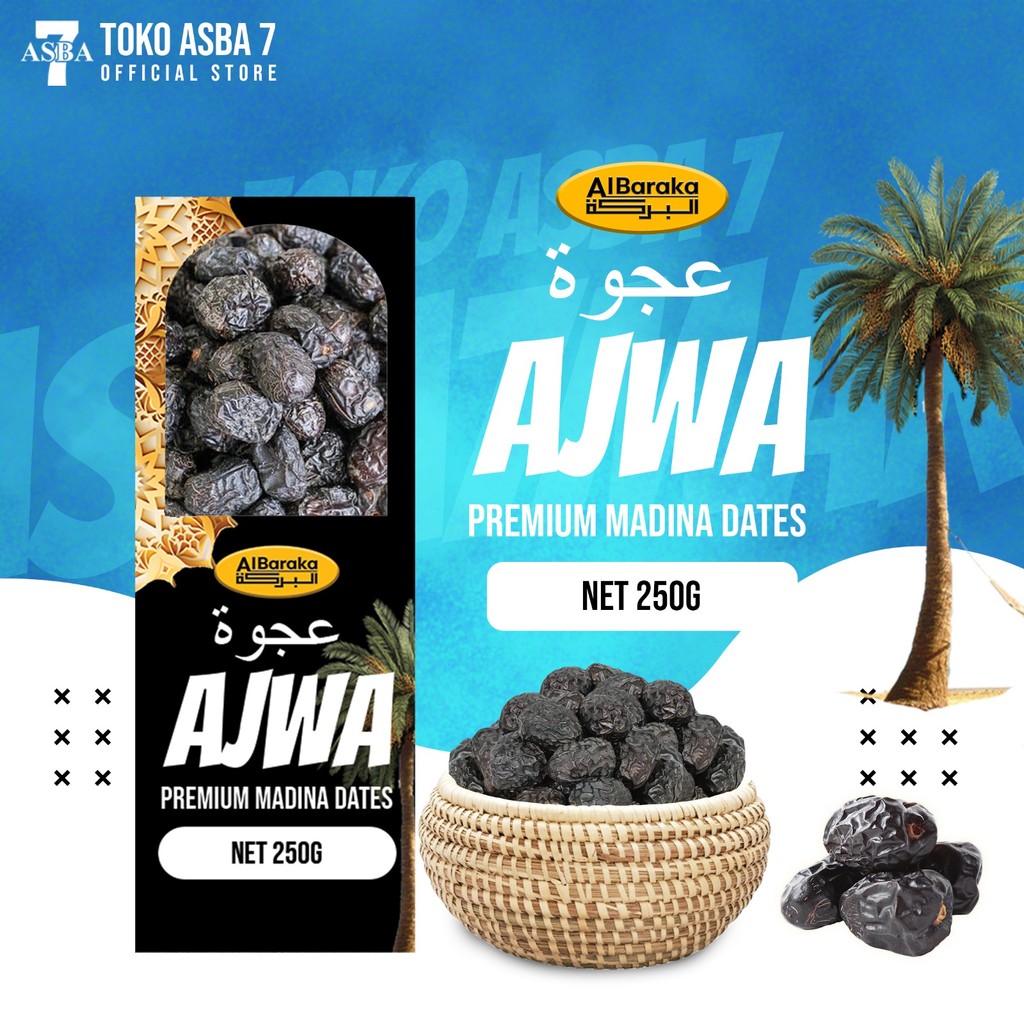 

AL BARAKA AJWA PREMIUM MADINA DATES 250G