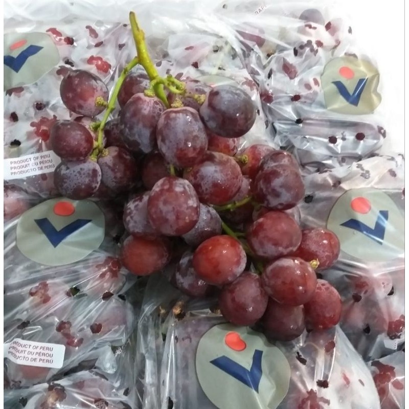

BUAH Red Grapes JUMBO ORIGIN PERU 3KG