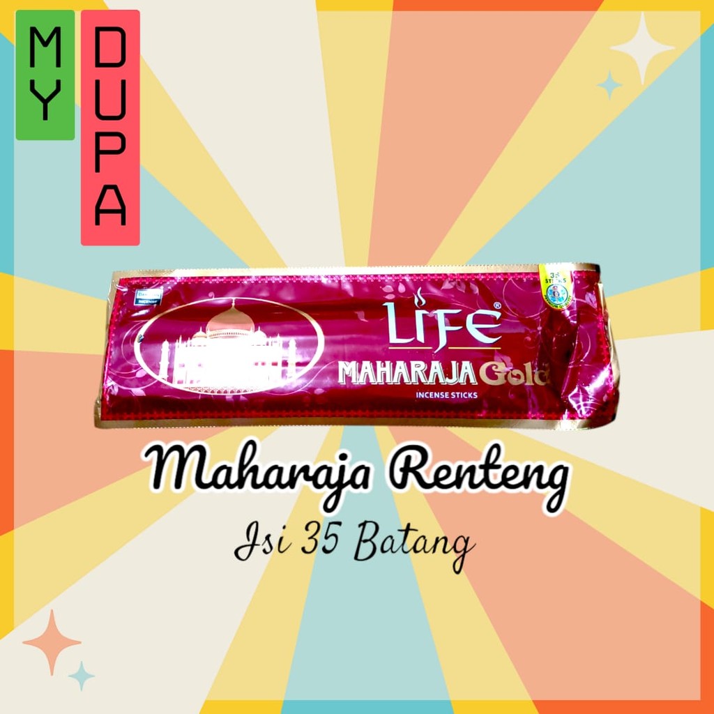 Dupa Hio Maharaja Isi 35 Batang Kemasan Renteng