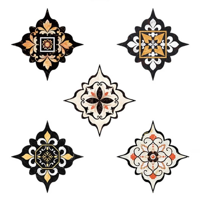 

20/36pcs 11cm Tile Decorative Sticker Floor Self Adhesion Waterproof Diagonal Sticker living room Tile Decoration Wall Decals