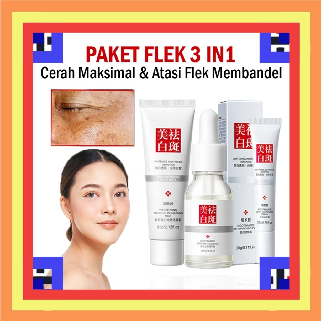 [ PAKETAN ] FUYAN Whitening 3in1 Paket Lengkap Fuyan Cream / Fuyan Facial Wash / Fuyan Serum Essence