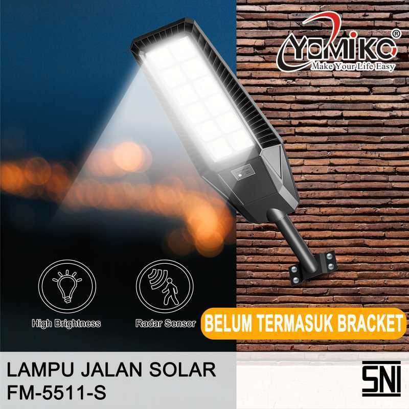 Yomiko Lampu Jalan Solar / Lampu Jalan Tenaga Matahari