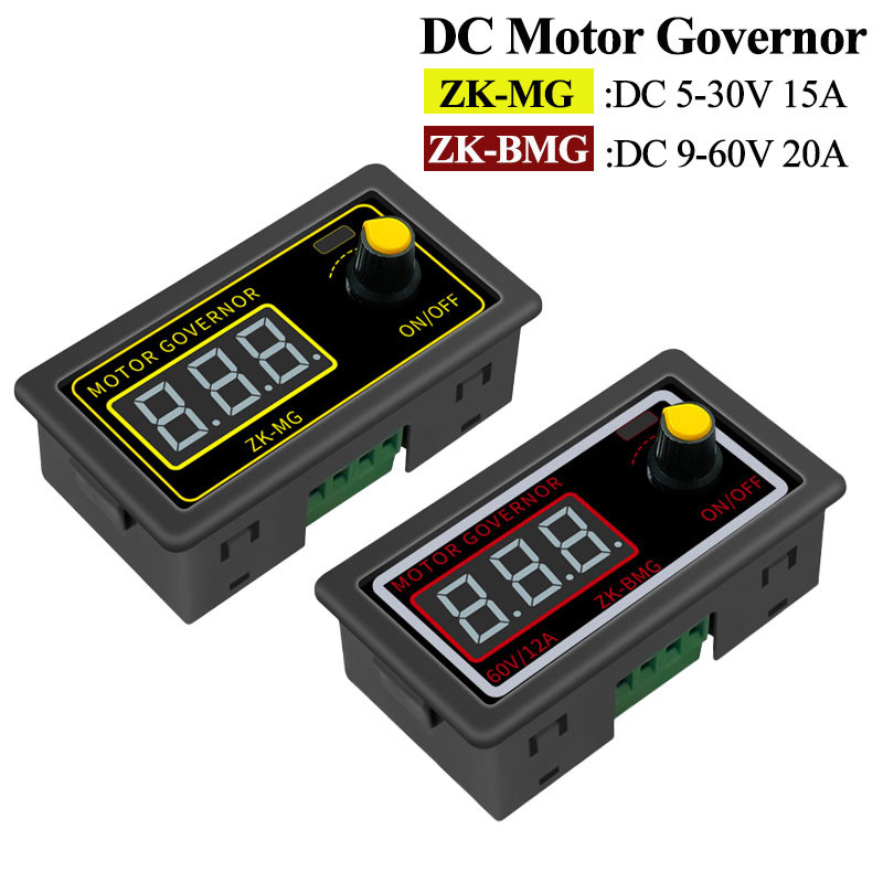 ZK-MG ZK-BMG DC5-30V/9-60V PWM DC Motor Governor Adjustable Speed Encoder Digital Display Duty Cycle