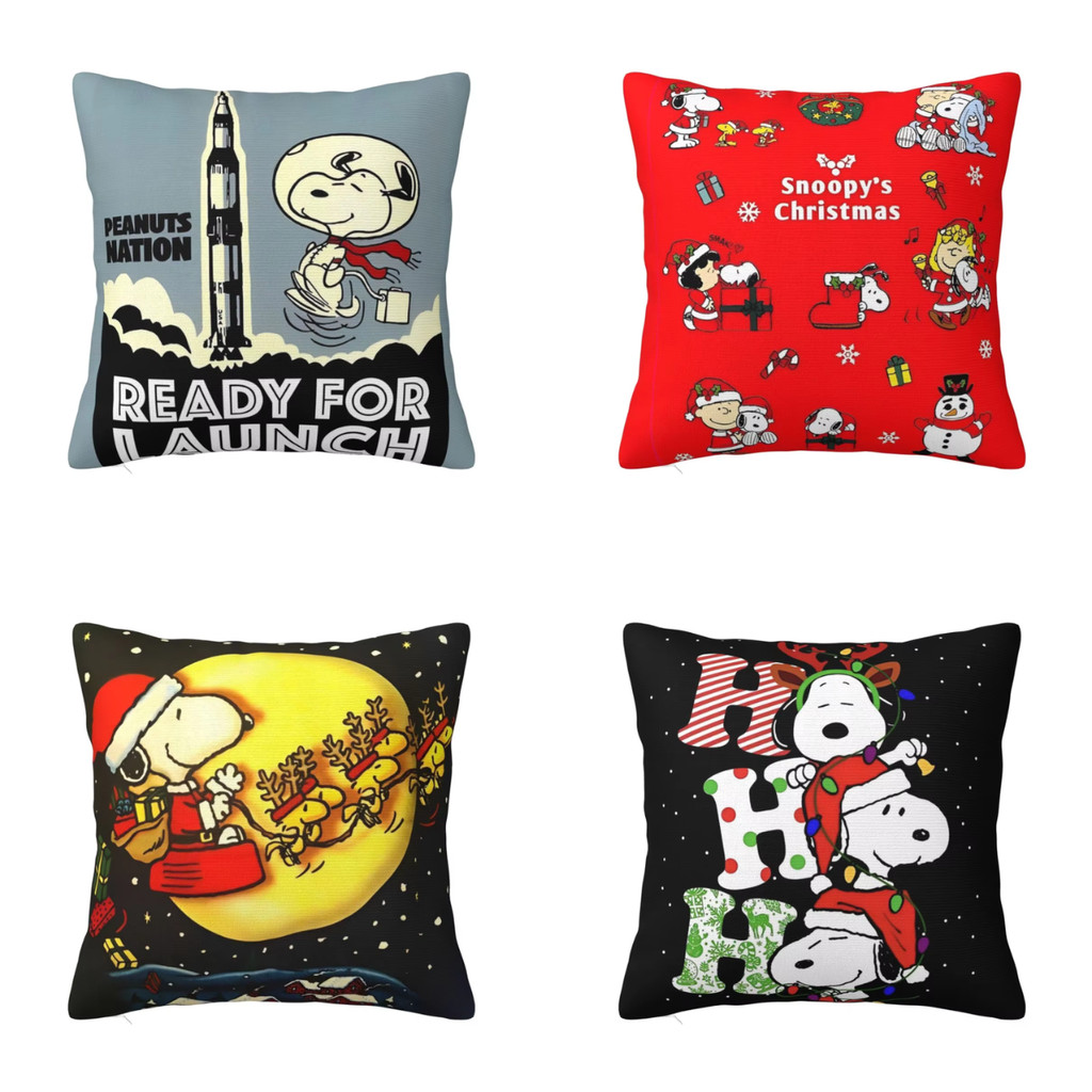 

SNOOPY HD Cartoon Pillow Cover Soft Pillow Case Cushion Cover Retro Trendy Design Pillowcases For Wedding Party Home Decor