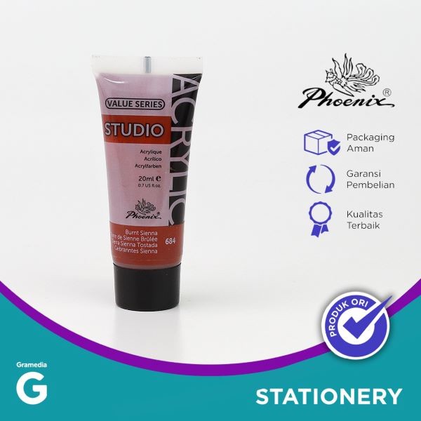 

Phoenix Cat.Acry 20Ml 684 Burntsienna